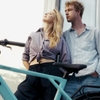 European commuter riding AMANO S900 premium electric bike in the city